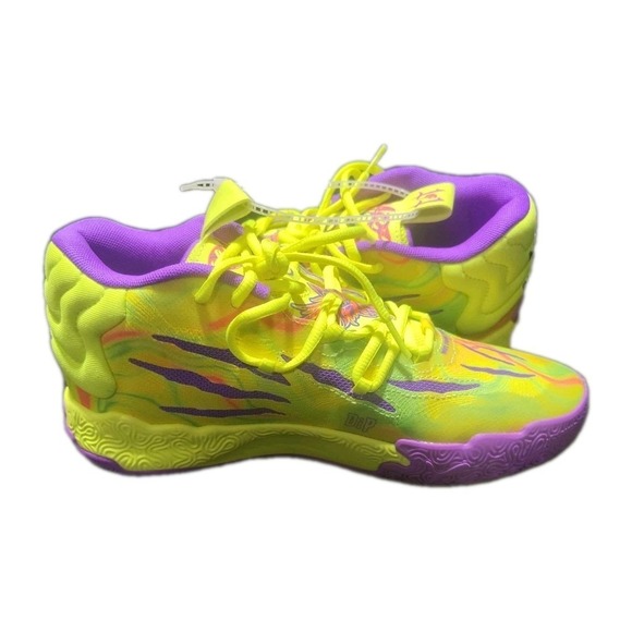Puma Lamelo Ball MB.03 Spark 37989801 Mens Green Athletic Basketball Shoes Sz7 main image 7